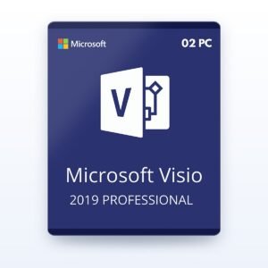Microsoft Visio 2019 Professional – Licenza a vita, 2 PC