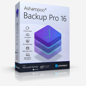 Ashampoo Backup Pro 16: lifetime license for 3 devices (global version)