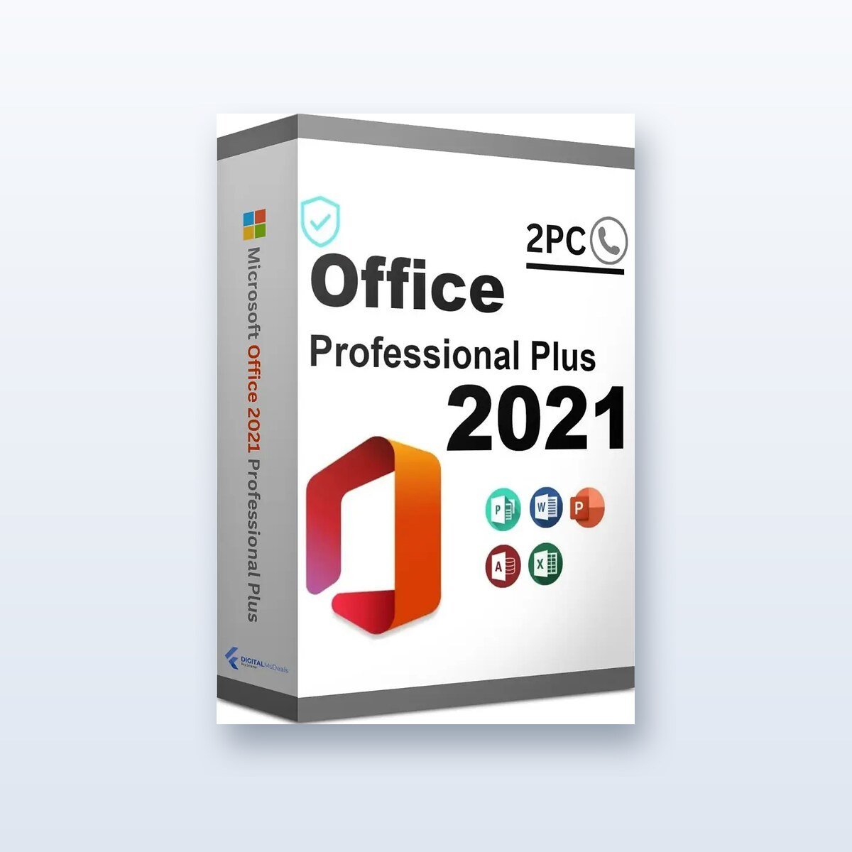 Microsoft Office 2021 Professional Plus per Windows – Licenza a vita, 2 PC