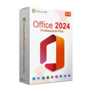 Microsoft Office 2024 Professional Plus LTSC per Windows – Licenza a vita, 10 PC